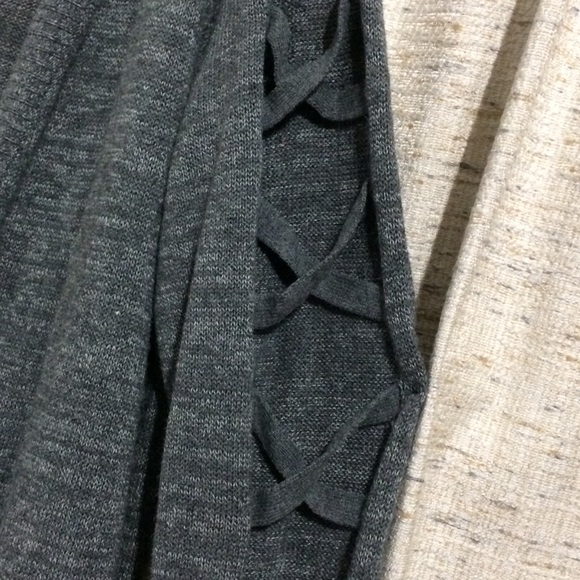 Torrid Lace Up Sleeve Open Front Cardigan - Picture 2 of 7